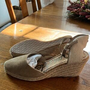 Sam Edelman Espadrille Wedges NWOT Size 10.5